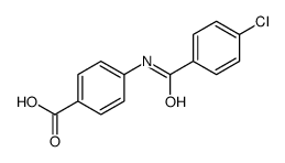4-[(4-chlorobenzoyl)amino]benzoic acid结构式