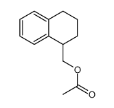 acetic acid-(1,2,3,4-tetrahydro-[1]naphthylmethyl ester) Structure