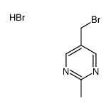 5-(溴甲基)-2-甲基嘧啶氢溴酸结构式