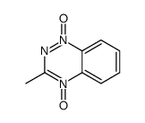 3-methyl-1-oxido-1,2,4-benzotriazin-4-ium 4-oxide结构式