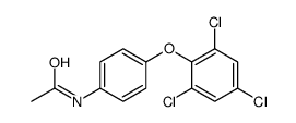 N-[4-(2,4,6-trichlorophenoxy)phenyl]acetamide结构式