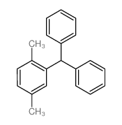 2-benzhydryl-1,4-dimethyl-benzene结构式