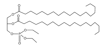 diethyl 1,2-di-O-stearoyl-rac-glycerol 3-phosphate Structure