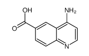 4-氨基喹啉-6-羧酸结构式