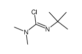 N'-tert-Butyl-N,N-dimethylchlorformamidin Structure