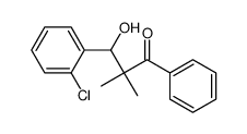 3-(2-chlorophenyl)-3-hydroxy-2,2-dimethyl-1-phenylpropan-1-one Structure