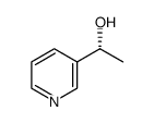 (R)-(-)-3-吡啶-1-乙醇结构式
