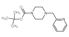 1-BOC-4-(2-吡啶甲基)哌嗪结构式