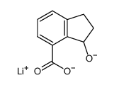 Lithium salt of 1-indanol-7-carboxylic acid结构式
