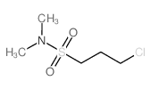 3-氯-N,N-二甲基丙烷-1-磺酰胺结构式