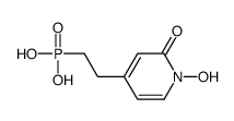 Phosphonic acid, [2-(1,2-dihydro-1-hydroxy-2-oxo-4-pyridinyl)ethyl]- (9CI) Structure