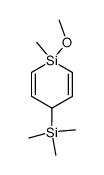 1-methoxy-1-methyl-4-(trimethylsilyl)-1,4-dihydrosiline结构式