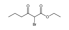 ethyl 2-bromo-3-oxohexanoate结构式
