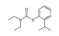 S-(2-isopropylphenyl) diethylcarbamothioate Structure