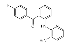 [2-[(3-aminopyridin-2-yl)amino]phenyl]-(4-fluorophenyl)methanone结构式