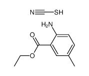 2-amino-5-methyl-benzoic acid ethyl ester, thiocyanate Structure