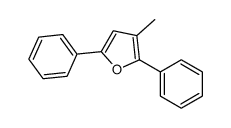 3-methyl-2,5-diphenylfuran结构式