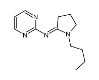 (E)-1-butyl-N-pyrimidin-2-ylpyrrolidin-2-imine Structure