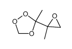 3-Methyl-3-(2-methyl-2-oxiranyl)-1,2,4-trioxolan Structure