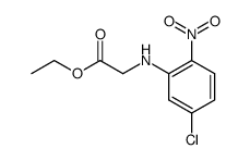ethyl 2-(4-chloro-2-nitrophenylamino)acetate Structure