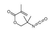 (2-isocyanato-2-methylpropyl) 2-methylprop-2-enoate结构式