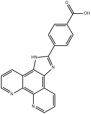 4-(1H-Imidazo[4,5-f][1,10]phenanthrolin-2-yl)benzoic acid Structure