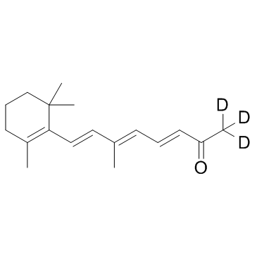 β-Apo-13-胡萝卜素D3结构式