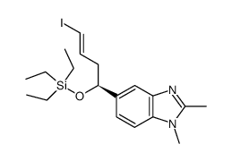 5-((E)-(S)-4-Iodo-1-triethylsilanyloxy-but-3-enyl)-1,2-dimethyl-1H-benzoimidazole Structure