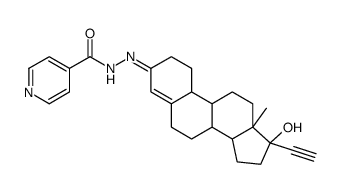 norethindrone isonicotinyl hydrazone结构式