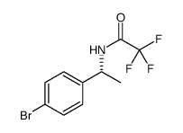 Acetamide, N-[(1R)-1-(4-bromophenyl)ethyl]-2,2,2-trifluoro-结构式