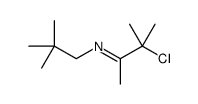 3-chloro-N-(2,2-dimethylpropyl)-3-methylbutan-2-imine结构式