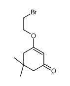 3-(2-bromoethoxy)-5,5-dimethylcyclohex-2-en-1-one Structure