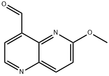 6-甲氧基-[1,5]萘啶-4-甲醛结构式