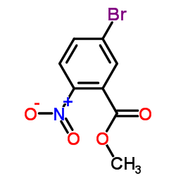 5-溴-2-硝基苯甲酸甲酯结构式