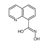 N-hydroxyquinoline-8-carboxamide结构式