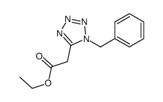 ethyl 2-(1-benzyltetrazol-5-yl)acetate结构式