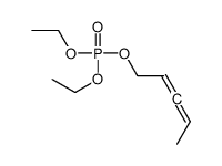 diethyl penta-2,3-dienyl phosphate结构式