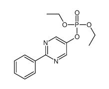 diethyl (2-phenylpyrimidin-5-yl) phosphate Structure