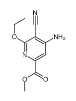 methyl 4-amino-5-cyano-6-ethoxypyridine-2-carboxylate结构式