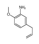 Benzenamine,2-methoxy-5-(2-propenyl)- (9CI) Structure