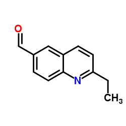 2-Ethyl-6-quinolinecarbaldehyde Structure