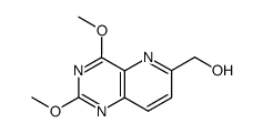 6-(hydroxymethyl)-2,4-dimethoxypyrido(3,2-d)pyrimidine结构式