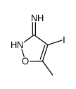 4-IODO-5-METHYLISOXAZOL-3-AMINE Structure