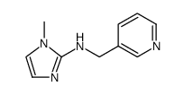 3-Pyridinemethanamine, N-(1-methyl-1H-imidazol-2-yl)结构式