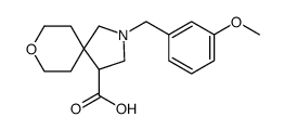 8-Oxa-2-azaspiro[4.5]decane-4-carboxylic acid, 2-[(3-methoxyphenyl)methyl]结构式