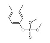 O-(3,4-Dimethylphenyl) O,O-dimethyl phosphorothioate Structure