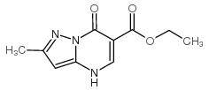 2-甲基-7-氧代-4,7-二氢吡唑并[1,5-a]嘧啶-6-羧酸乙酯结构式