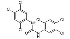 Urea, N,N'-bis(2,4,5-trichlorophenyl) Structure