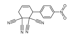 3-(4-Nitro-phenyl)-cyclohex-4-ene-1,1,2,2-tetracarbonitrile Structure