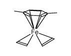 p-xylene-bis(ethene)iron Structure
